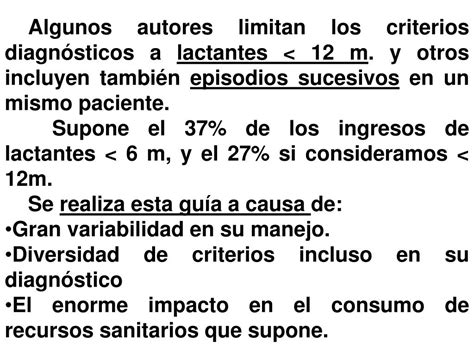 Ppt Guia De Practica Clinica Sobre Bronquiolitis Aguda Powerpoint