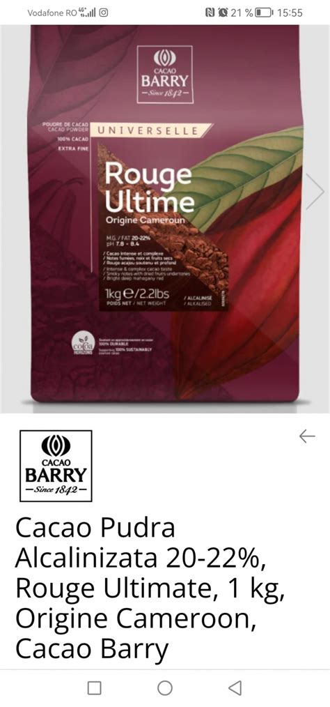 Cacao Pudra Naturala True Dark Kg Dezaan