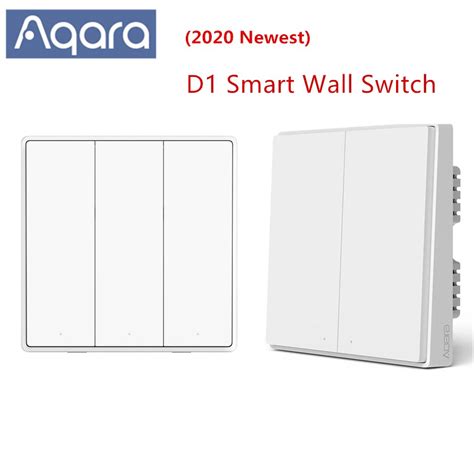 Aqara interrupteur mural intelligent D1 télécommande sans fil Zigbee