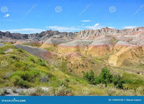 The Yellow Mounds Are An Example Of A Paleosol Or Fossil Soil In