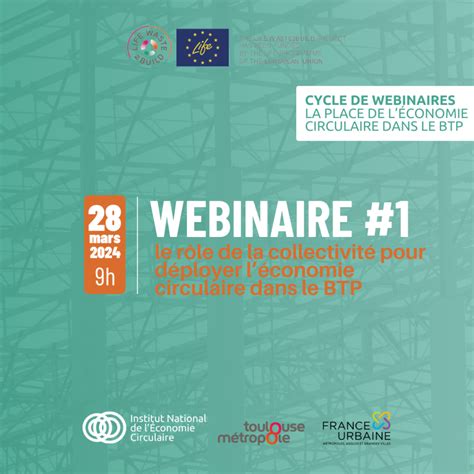 CYCLE DE WEBINAIRES SUR L ÉCONOMIE CIRCULAIRE France urbaine