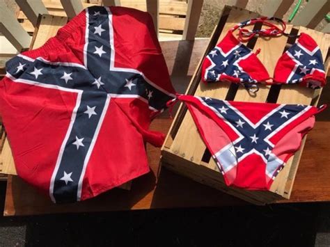 Confederate Flag String Bikini
