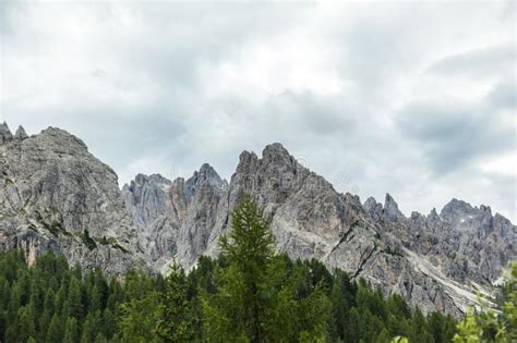 Dolomites Italy July Drei Zinnen Or Tre Cime Di Lavaredo With