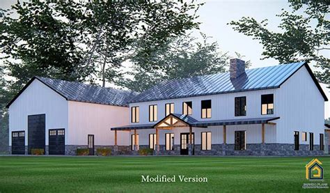 4 Bedroom Barndominium Floor Plans Blueprints For Barn Homes