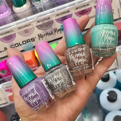 Mermaid Nail Polish Mermaid Nails La Colors Magic Nails Us Nails Teen Cosmetics Paint