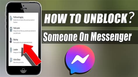 How To Unblock Someone On Messenger 2024 Youtube