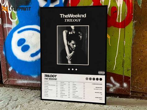 The Weeknd "Trilogy" Album Cover Poster #6 - lylyprint.com