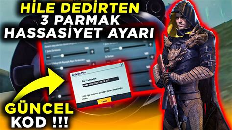 En Y Parmak Ayarlari Pubg Mobile Hassas Yet Ve Kontrol Ayarlari