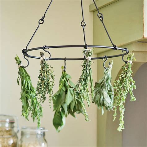 Hanging Herb Drying Rack Preserve Fresh Herbs Flowers Hot Peppers