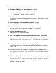 Naked Statistics Guided Reading Chapter Basic Probability Docx