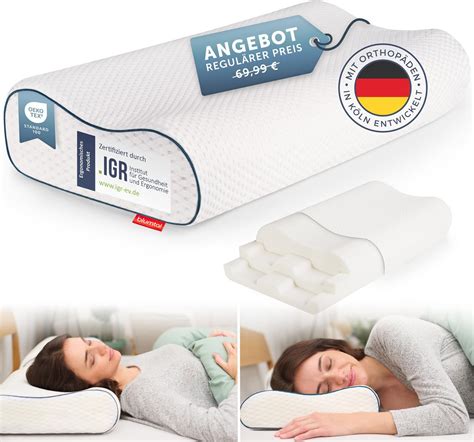 Blumtal Orthop Disches Nackenst Tzkissen Aus Memory Foam