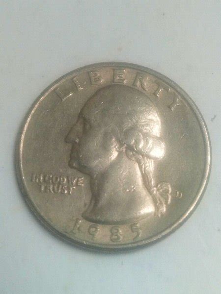 Jual Koin Quarter Dollar Amerika 1985 D 25 Cent America Liberty 1 4 Di