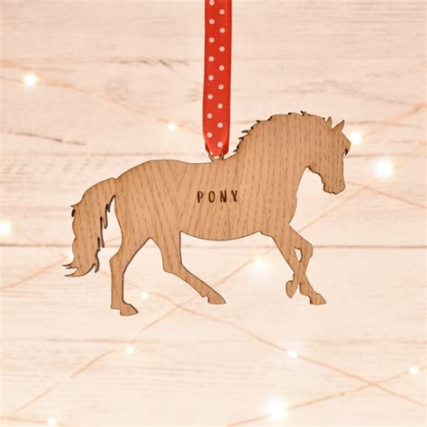 Personalised Horse Ornament Horse Lover T Horses Horse Etsy