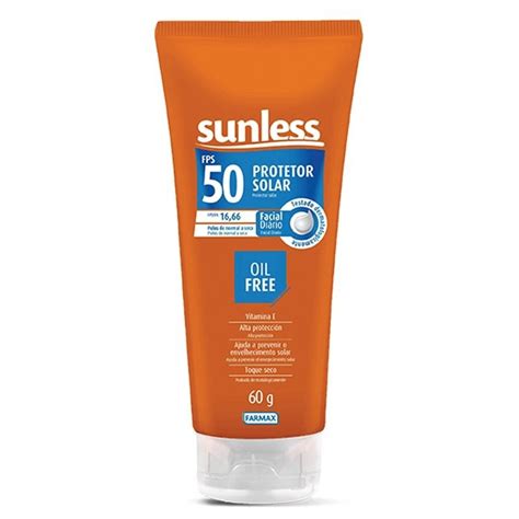 Protetor Solar Sunless Facial FPS 50 60g Bia Perfumaria