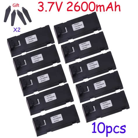 3 7V 2600Mah RC Drone Battery Accessory For E88 E88pro E99 E99pro K3 S2