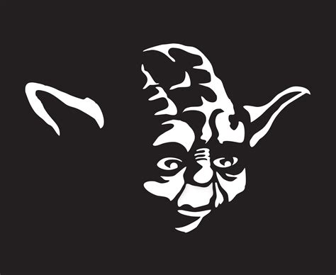 Star Wars Yoda Silhouette