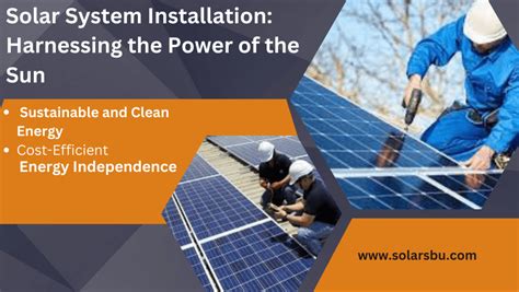 solar system installation - www.solarsbu.com