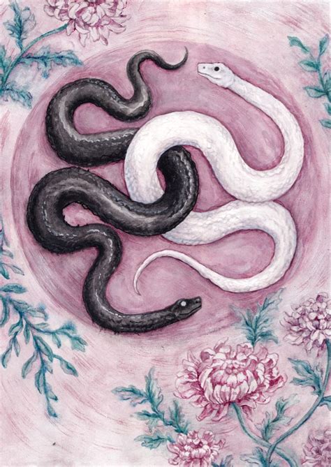 Order And Chaos Yin And Yang Snakes Yin Yang Desenho De Rosto Tatuagem