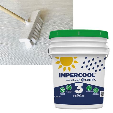 Impermeabilizante Impercool Cemix 5 años fibratado