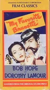 Amazon My Favorite Brunette Bob Hope Dorothy Lamour Peter Lorre Lon Chaney Elliott
