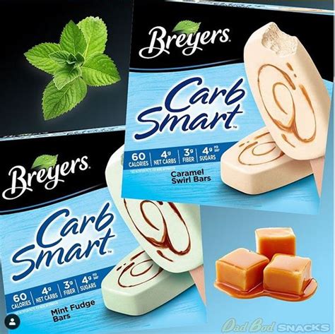 Breyers Carb Smart Bars Swirl Bars Fudge Breyers