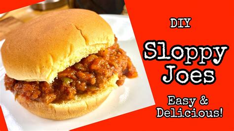 Classic Sloppy Joes Recipe Quick And Tasty Comfort Food Better Than Manwich Youtube