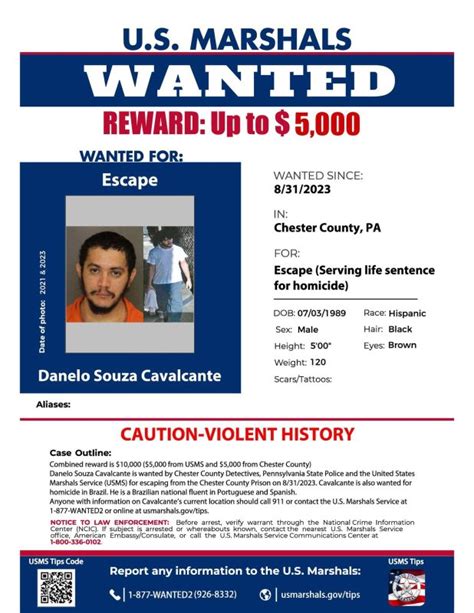 Pennsylvania State Police Narrow Search For Escaped Inmate Convicted Of