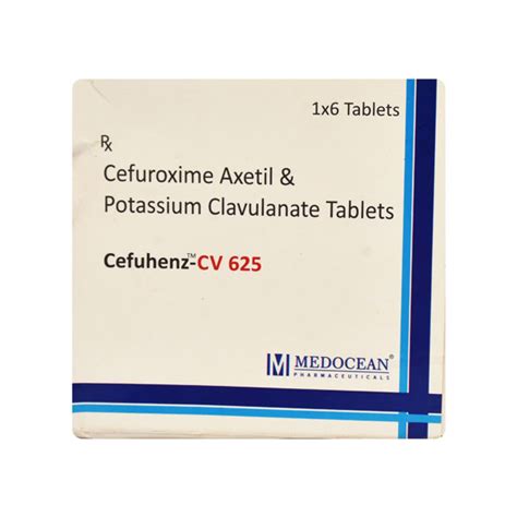 Buy CEFUHENZ CV 625 Tablet 6 S Online At Upto 25 OFF Netmeds