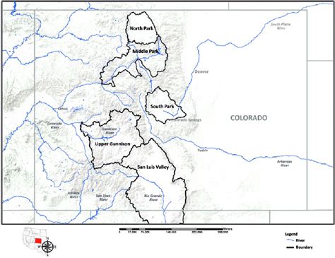 North Park Colorado Map | Cities And Towns Map