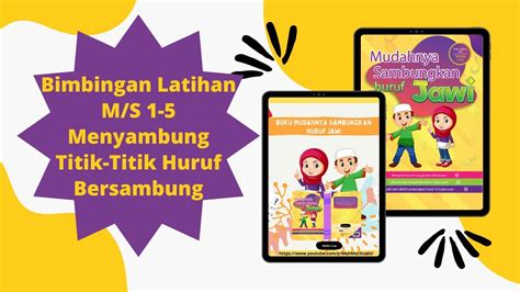 Buku Mudahnya Sambungkan Huruf Jawi Mukasurat 1 5 Latih Tubi Huruf