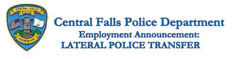 Central Falls, RI Police Jobs - Certified | PoliceApp