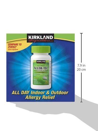 Kirkland Signature Aller Tec Cetirizine Hydrochloride Tablets Mg