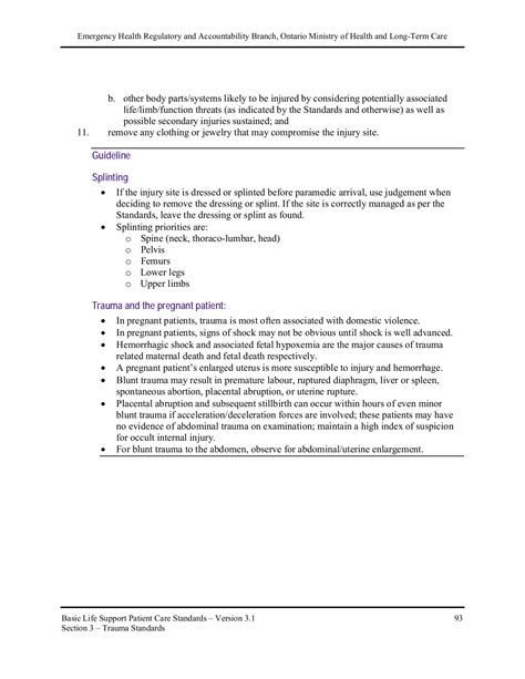 Basic Life Support Patient Care Standerd Ver 3.1 - Horizon College of