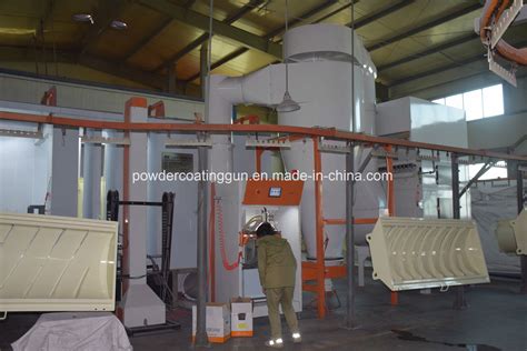 Big Cyclone Fast Color Change System Powder Coating Booth China