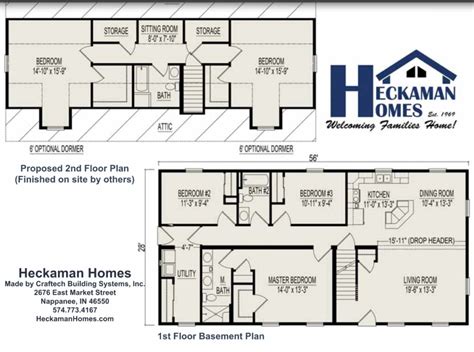 Beach House Cape Cod Modular Home (Unfinished 2nd Floor)