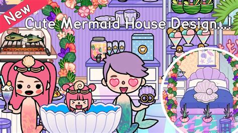 New Cute Mermaid House Design 😍🧜🏻‍♀️🏡💕 Romantic Beach House 🏖️💗 Toca