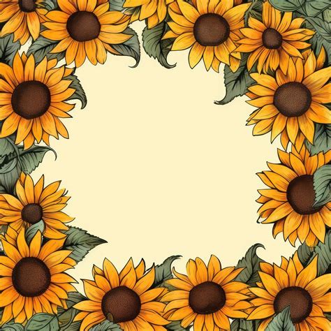 Sunflowers backgrounds plant inflorescence. AI | Premium Photo ...