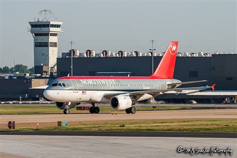 N Nb Northwest Airlines Airbus A Memphis International