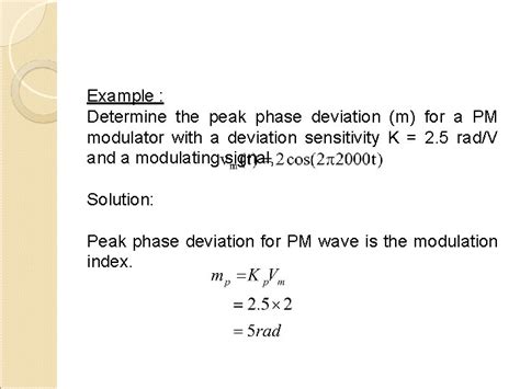 Chapter Angle Modulation Fm And Pm Signal