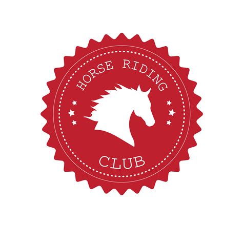 Vector horse riding club retro logo 18905117 Vector Art at Vecteezy