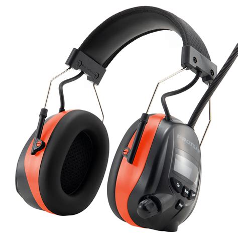 PROTEAR Ear Defenders with DAB+/FM Radio & Bluetooth 5.3, Noise