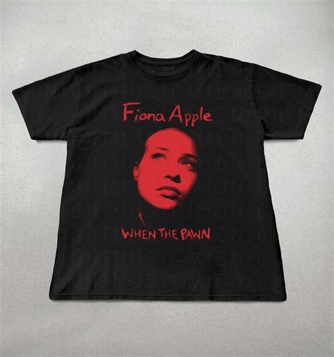 Fiona Apple Shirt 90s Indie Pop When The Pawn Shirt Fiona Apple Tee