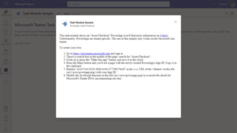 Microsoft Teams Task Module Code Samples Microsoft Learn