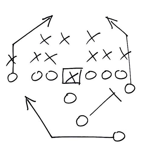 American Football Play Diagram Stock Photos, Pictures & Royalty-Free ...