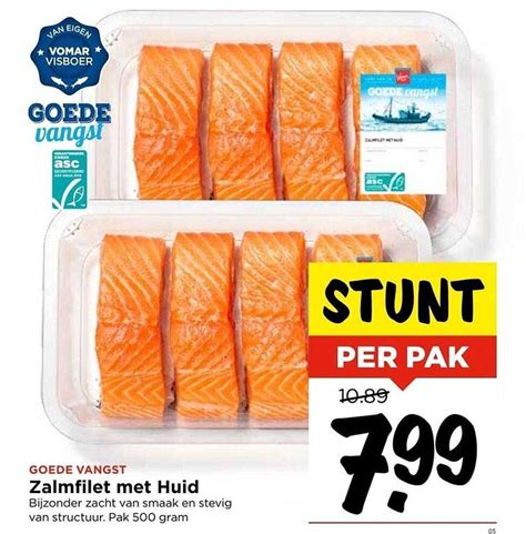 Zalmfilet Met Huid Aanbieding Bij Vomar Folders Nl