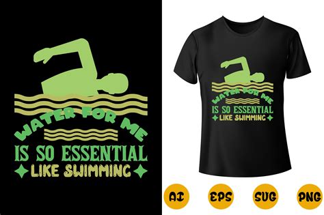 Swimming T-shirt Design- 9 Graphic by Zahid t-shirt designer · Creative ...