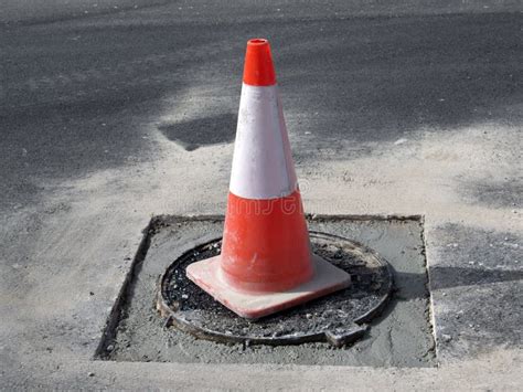 red cone stock image image  cone close control