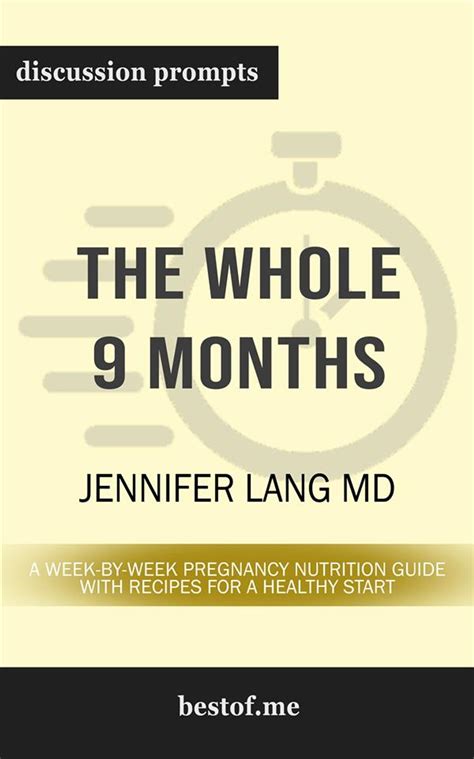 Summary The Whole 9 Months A Week By Week Pregnancy Nutrition Guide