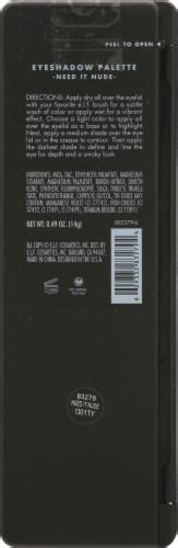 E L F Perfect 10 Eyeshadow Palette Need It Nude 1 Ct Kroger