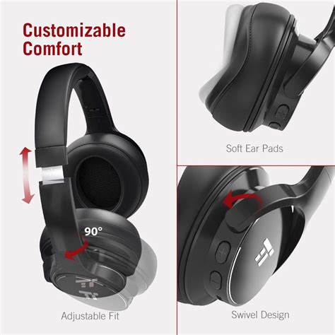 Taotronics Tt Bh040 Active Noise Cancelling Bluetooth Headphones Hifi Stero Wireless Over Ear